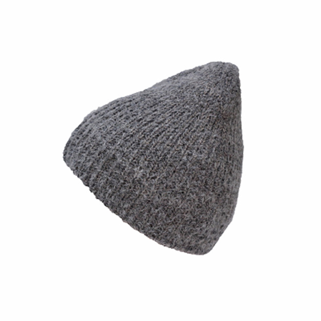 【BLUEPINE 青松】絨毛直紋毛帽-淺灰 B6240201
