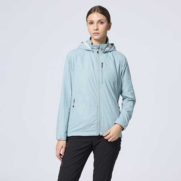 (女)【Wildland 荒野】輕量天鵝絨防風防潑保暖外套-雲杉綠/灰白色 0B32907-218/0B32907-228