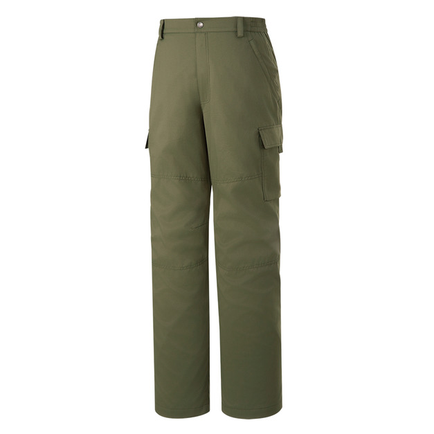 (中)【山林】中性工裝風保暖休閒褲-橄綠 52S05-68