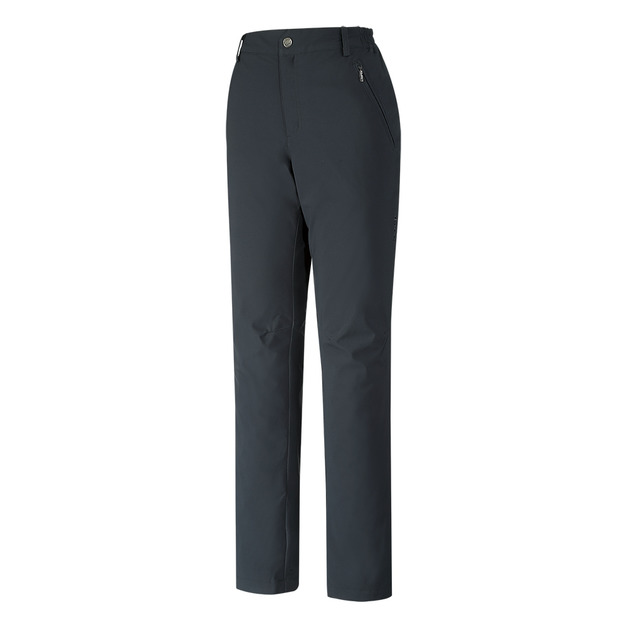 (女)【山林】彈性防風防潑小直筒長褲-深鐵灰 M12S18-12