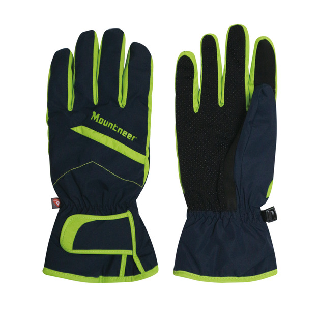 【山林Mountneer】Primaloft防水觸控手套-丈青果綠 12G13-85