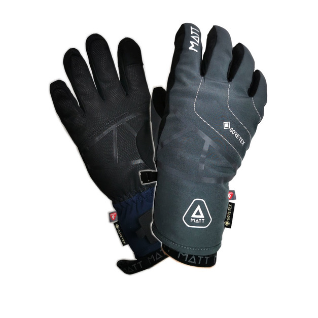 西班牙【MATT】軍規GORE-TEX(24H)+軍用PRIMALOFT防水防滑頂級三用保暖專業手套-深灰/深藍 AR-87-DG/AR-87-NY