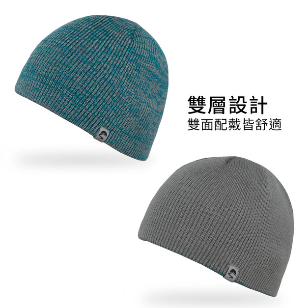 【Sunday Afternoons】雙面壓克力混紡反光保暖帽-月光藍/海軍藍 SAS3A90825C-292/SAS3A90825C-557