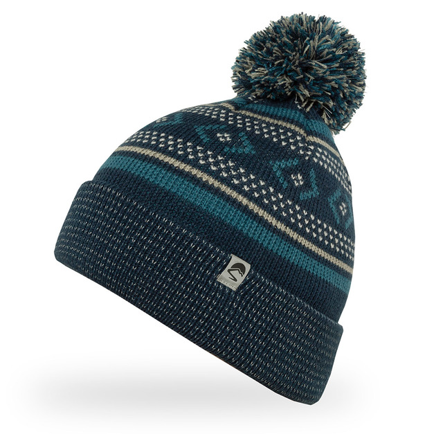 【Sunday Afternoons】壓克力反光毛球保暖帽-月夜藍 SAS3A90985C-920