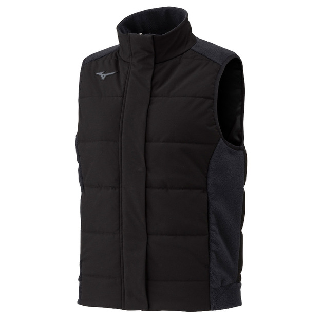 (女)【美津濃MIZUNO】刷毛背心-黑色/棕色 32MCC88109/32MCC88152