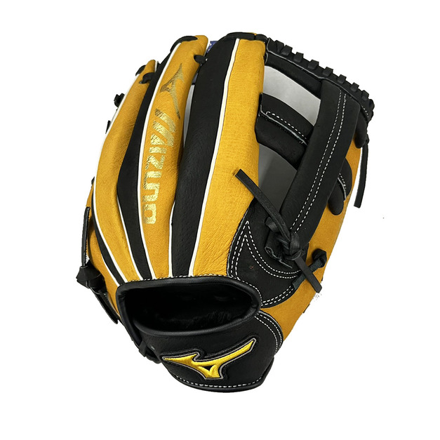 【美津濃MIZUNO】 12吋壘球手套-黑橘 1ATGS26800