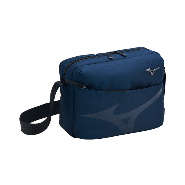 【美津濃MIZUNO】側肩袋-海軍藍 33TSC50214