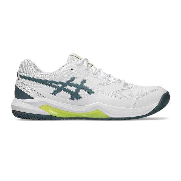(男)【亞瑟士ASICS】GEL-DEDICATE 8 (2E) 寬楦網球鞋-白灰綠 1041A410-108