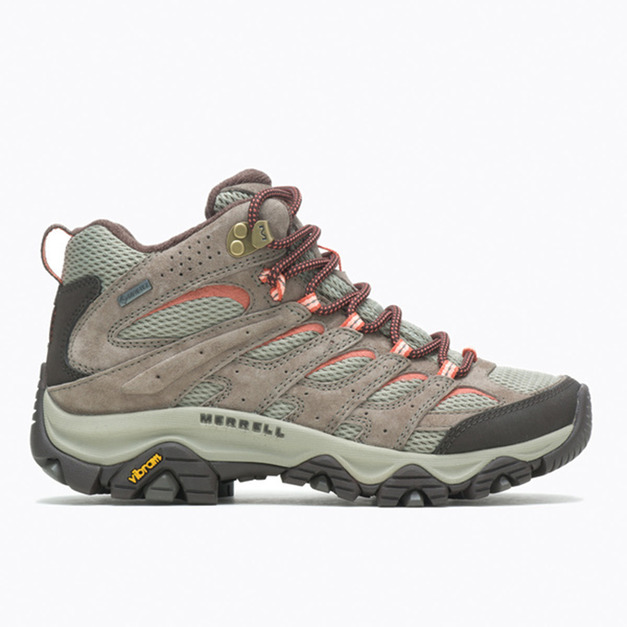 (女)【MERRELL】MOAB 3 MID GTX防水登山健行鞋-淺棕色ML500232