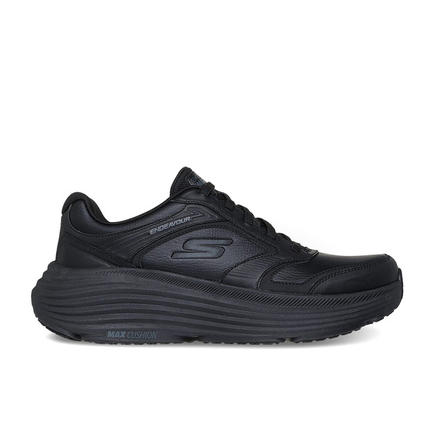 (男)【斯克威爾SKECHERS】GO RUN MAX CUSHIONING ENDEAVOUR慢跑鞋-黑色 220623BBK