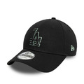 【New Era】男女 9FORTY TEAM OUTLINE 9FORTY 洛杉磯道奇棒球帽-黑色 NE60595206