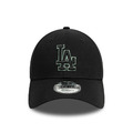 【New Era】男女 9FORTY TEAM OUTLINE 9FORTY 洛杉磯道奇棒球帽-黑色 NE60595206_1