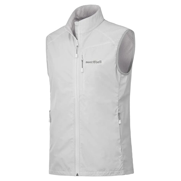 (女)【mont-bell】Light Shell Vest Women's輕量軟殼背心-淺灰 1106560LGY