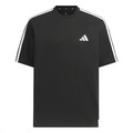 (男)【愛迪達ADIDAS】Essentials Plus 棉質寬版短袖上衣-黑 KF3736