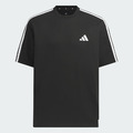 (男)【愛迪達ADIDAS】Essentials Plus 棉質寬版短袖上衣-黑 KF3736_1