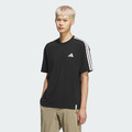 (男)【愛迪達ADIDAS】Essentials Plus 棉質寬版短袖上衣-黑 KF3736_2