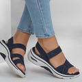 (女)【斯克威爾SKECHERS】Go Walk Arch Fit 2.0 Sandal涼鞋-海軍藍/灰褐色 140878NVY/140878TPE_2