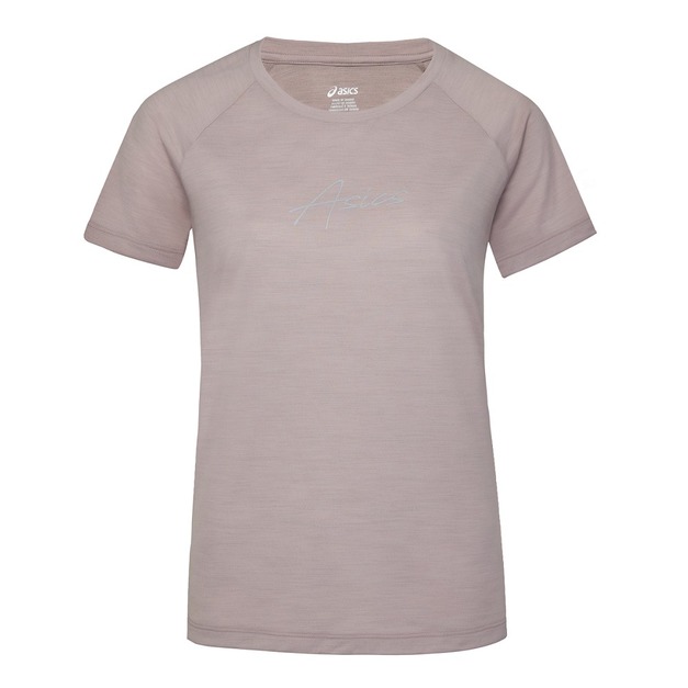 (女)【亞瑟士ASICS】石墨烯亞洲版短袖訓練上衣-粉色 2032D524-700