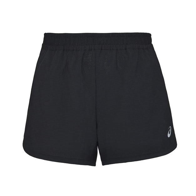 (女)【亞瑟士ASICS】4吋亞洲版平織短褲-黑色 2032D525-001