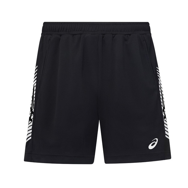 【亞瑟士ASICS】中性款(亞洲版型)短版球褲-黑色 K32045-003