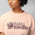 (女)【北極狐Fjallraven】Lush Logo T Shirt W 短袖T恤-柔玉綠 14600165-637_4