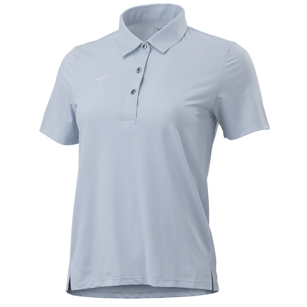 (女)【美津濃MIZUNO】短袖POLO衫-淺藍色/粉紅色 32TAD22621/32TAD22665