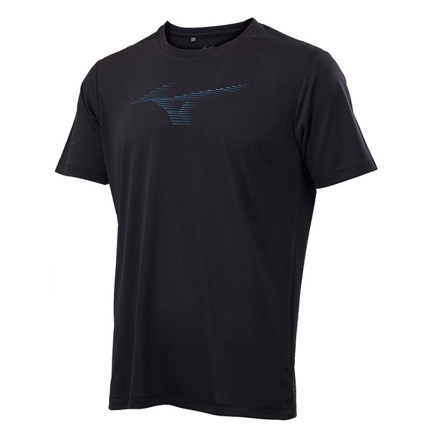 (男)【美津濃MIZUNO】短袖上衣-黑色 32TAD00209