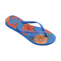 (女)【Havaianas】 Slim Summer Bliss Flip Flops 拖鞋-藍色 4149813-3504_2