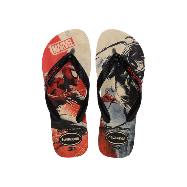 (男)【Havaianas】 Top Marvel Classics Flip Flops漫威聯名拖鞋-蜘蛛人 4147012-9446