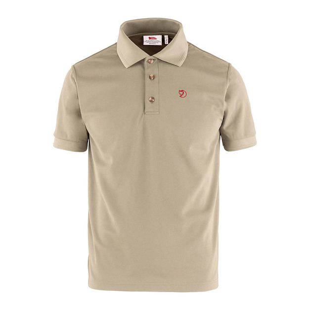 (男) 【北極狐Fjallraven】Crowley Pique 短袖Polo衫 -化石 81783-118