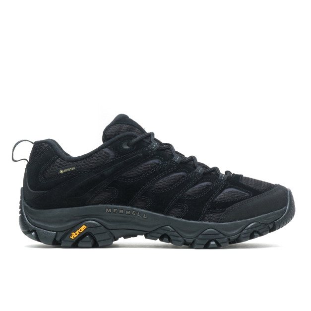 (男)【MERRELL】Moab 3 Gore-Tex 防水登山健行鞋-黑色 ML500299