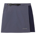 (女)【mont-bell】STRETCH OD WRAP SHORTS褲裙-灰藍 1105583GB/BN