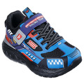 (童)【斯克威爾SKECHERS】Skech Tracks汽車主題運動鞋-黑藍紅 402303LBLRD_1