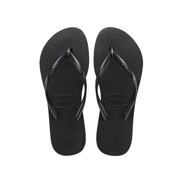 (女)【Havaianas】 Slim Flip Flops 拖鞋-黑色 4000030-0090
