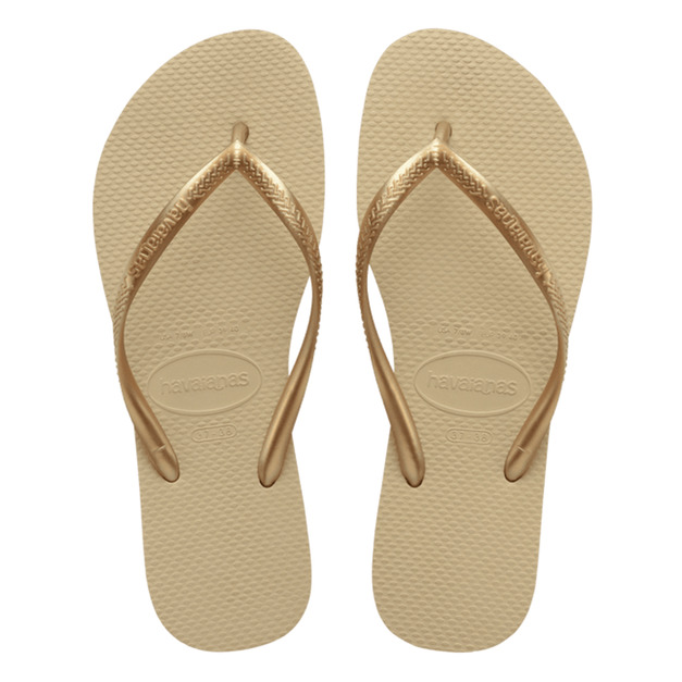 (女)【Havaianas】 Slim Flip Flops 拖鞋-沙色 4000030-2719