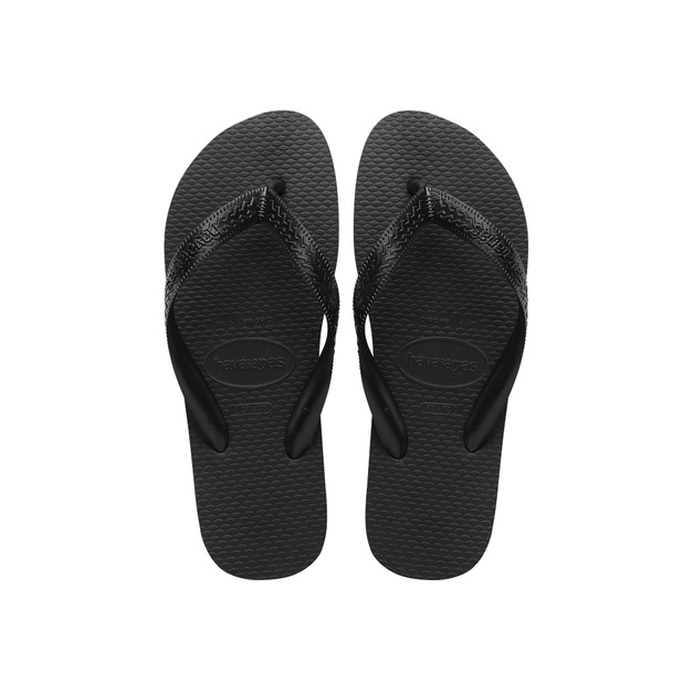 (男)【Havaianas】Color Flip Flops 拖鞋-黑色 4000016-0090