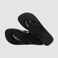 (男)【Havaianas】 Brasil Flip Flops巴西國旗人字拖-黑色/深藍 4000032-0090/-0555_3