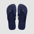 (男)【Havaianas】 Brasil Flip Flops巴西國旗人字拖-黑色/深藍 4000032-0090/-0555_1