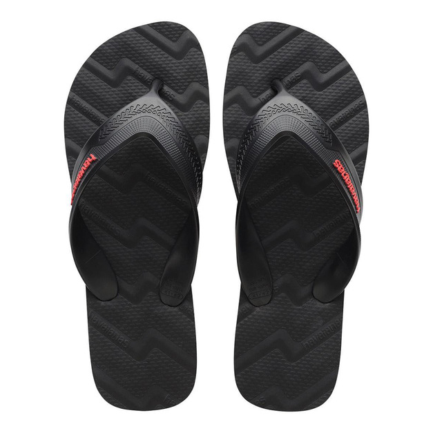 (男)【Havaianas】 Track Waves 人字拖-黑色 4149734-0090