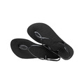 (女)【Havaianas】Luna Sandals涼鞋-黑色/玫瑰金 4129697-0090/-5282_2