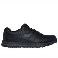(男)【斯克威爾SKECHERS】Work: Nampa &ndash; Osil寬楦防滑工作鞋-黑色 200272WBLK