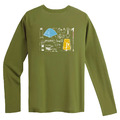 (女)【mont-bell】Wickron Long Sleeve Mountain Gear長袖排汗上衣-綠 1114797KH_1
