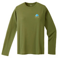 (女)【mont-bell】Wickron Long Sleeve Mountain Gear長袖排汗上衣-綠 1114797KH