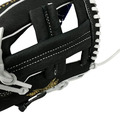 【美津濃MIZUNO】 少年用牛豬混皮十字檔11.5吋棒球手套-黑色 1ATGY26210-09_1