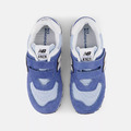(中童)【New Balance】574 Hook & Loop寬楦休閒鞋-藍色 P5742I6_3