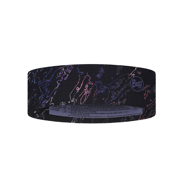 【BUFF】CoolNet UV Slim Headband 抗UV窄版頭帶-森痕石墨 BF138032-999