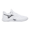 (男)【美津濃MIZUNO】Wave Momentum Pro 羽排鞋-白色 V1GA254083_1