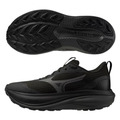 (女)【美津濃MIZUNO】WAVE RIDER GTX 4 SW 超寬楦防水慢跑鞋-黑色 J1GW263172_1