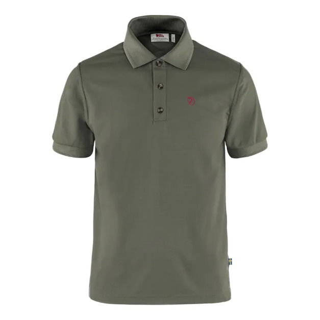 (男) 【北極狐Fjallraven】Crowley Pique   短袖Polo衫 -高山灰 81783-032