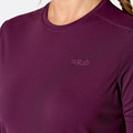 (女)【RAB】Force LS Tee 長袖防曬抗臭排汗衣-桑葚紫/暴風藍 RQCC23MUL/RQCC23TMB_3